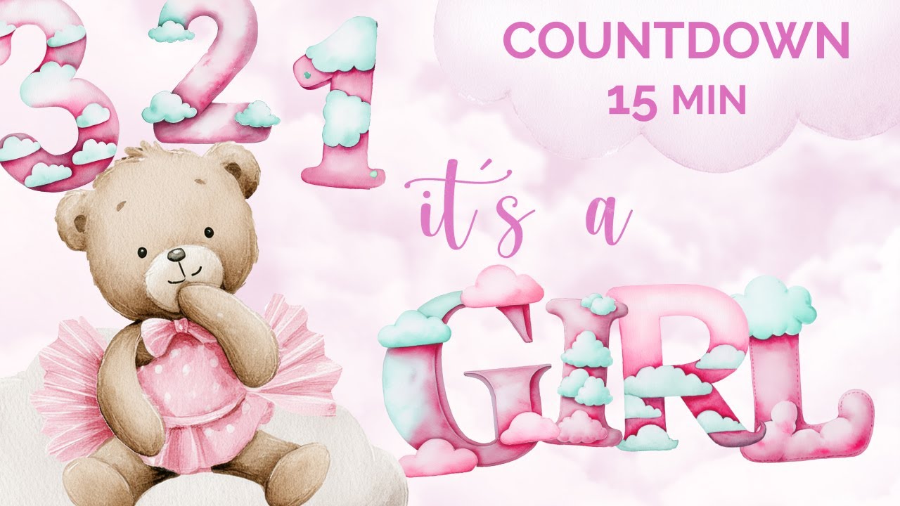 15-Minute Gender Reveal Countdown – It’s a Girl!