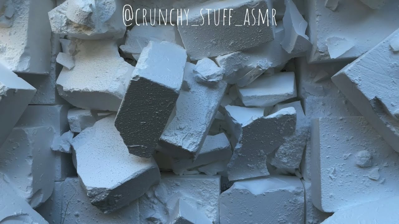 ASMR 🎉 3K SUB CELEBRATION 🎉 30+ ADER GYM CHALK BLOCK ✨ APPRECIATION POST ✨ MASS CRUSH ✨ SLEEP AID