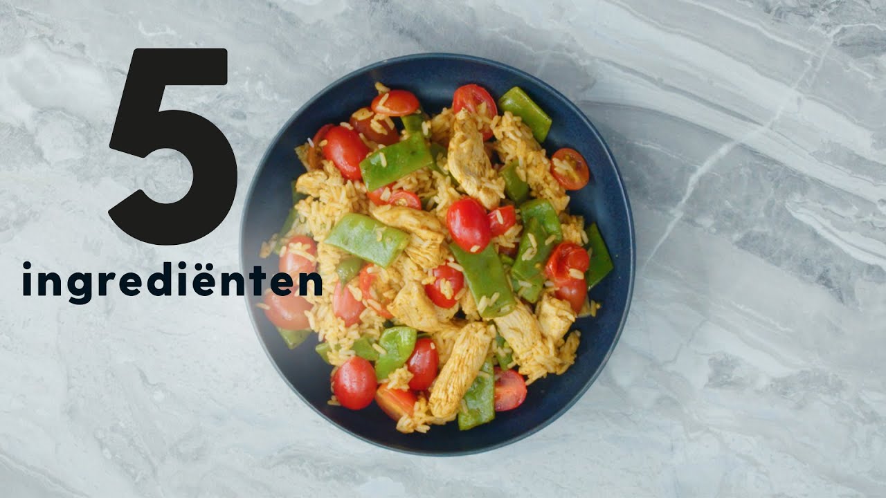 Eenpansgerecht met rijst, kip en snijbonen - Recept – Allerhande