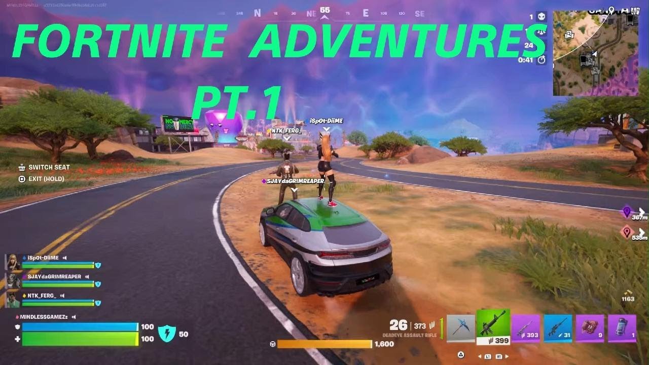 [FORTNITE] ADVENTURES PT. 1 MINDLESSGAMEZz WITH NTKWRLD999 x SJAYdaGRIMREAPER