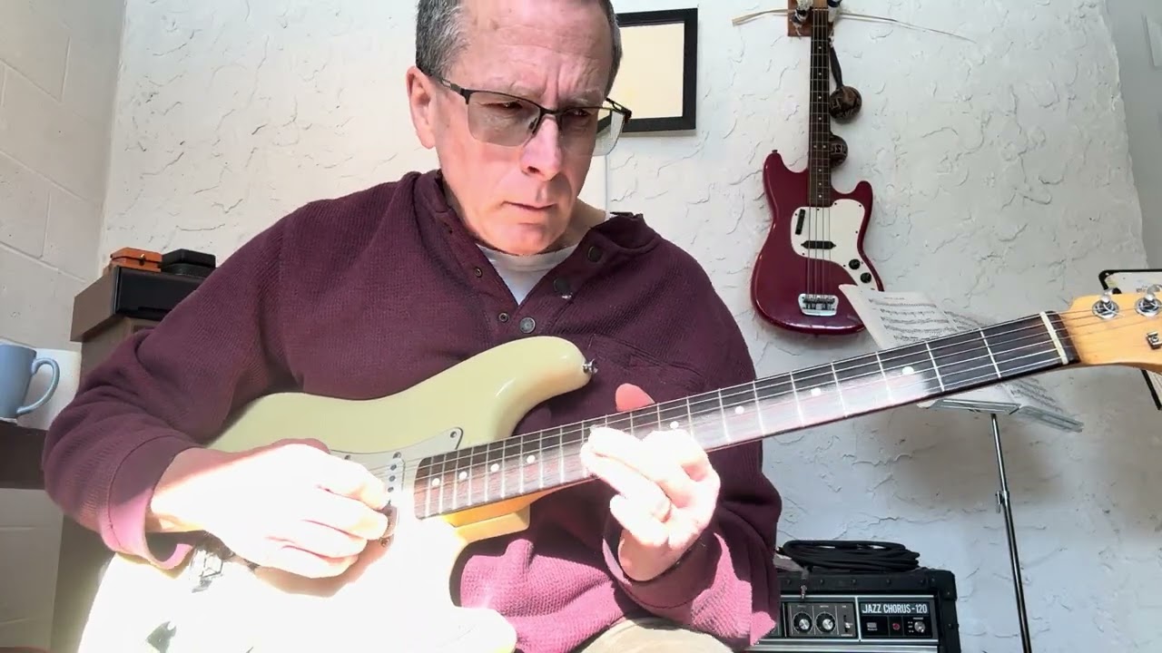 Blues For A Friend - take 2 - Slow blues in Bm - original guitar instrumental 