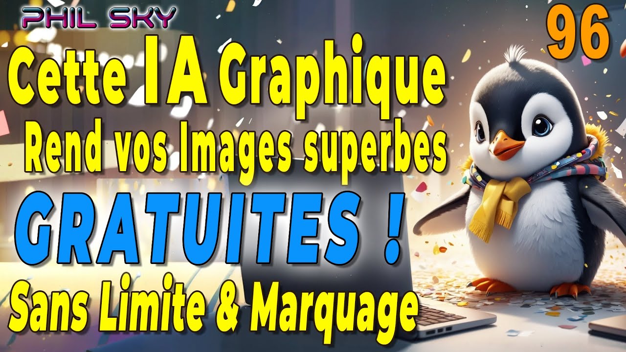 IA GRATUITE sans Limitation, sans Marquage et qui vous aide pour créer des Images Surprenantes !!