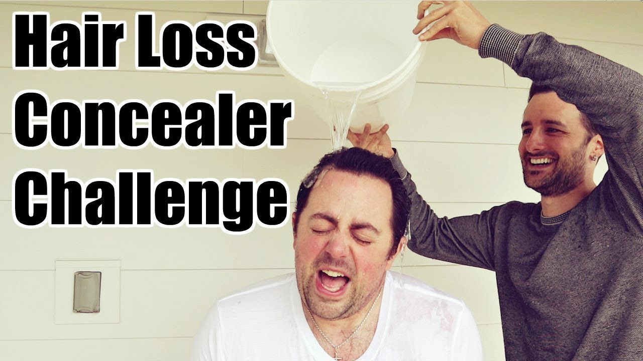 Hair Loss Concealer Challenge - Is Dermmatch Waterproof?