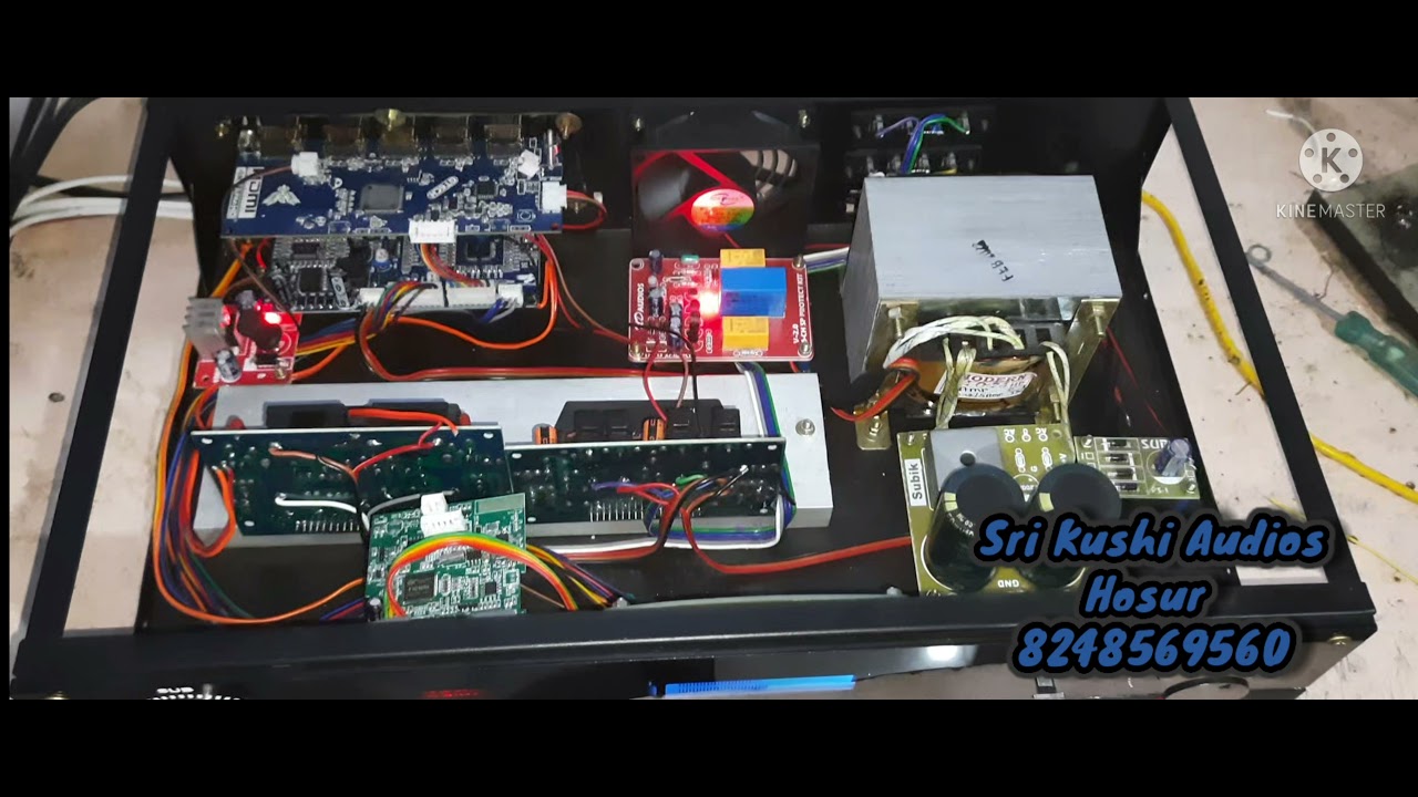 2.1 Digital  Home  Theatre Amplifier System Hdmi and Optical Input ,5.1 Channel Pre Out ,