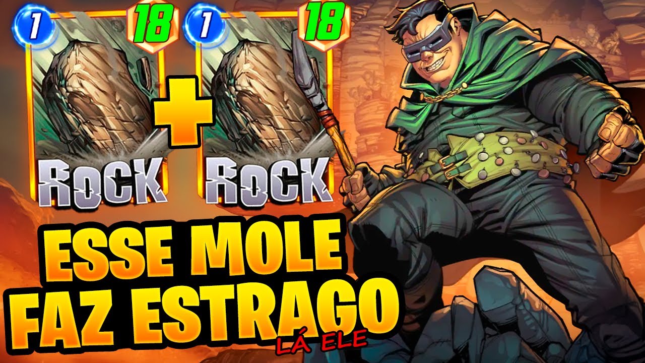 É MOLE de Jogar e DURO de Parar! MOLEMAN + PATRIOTA Vai Calar A Sua Boca! | Marvel Snap