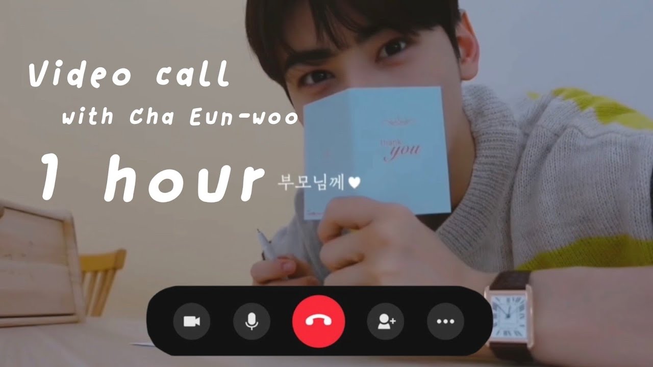 video call Learning with Cha Eun-woo아스트로  1hour  Astro