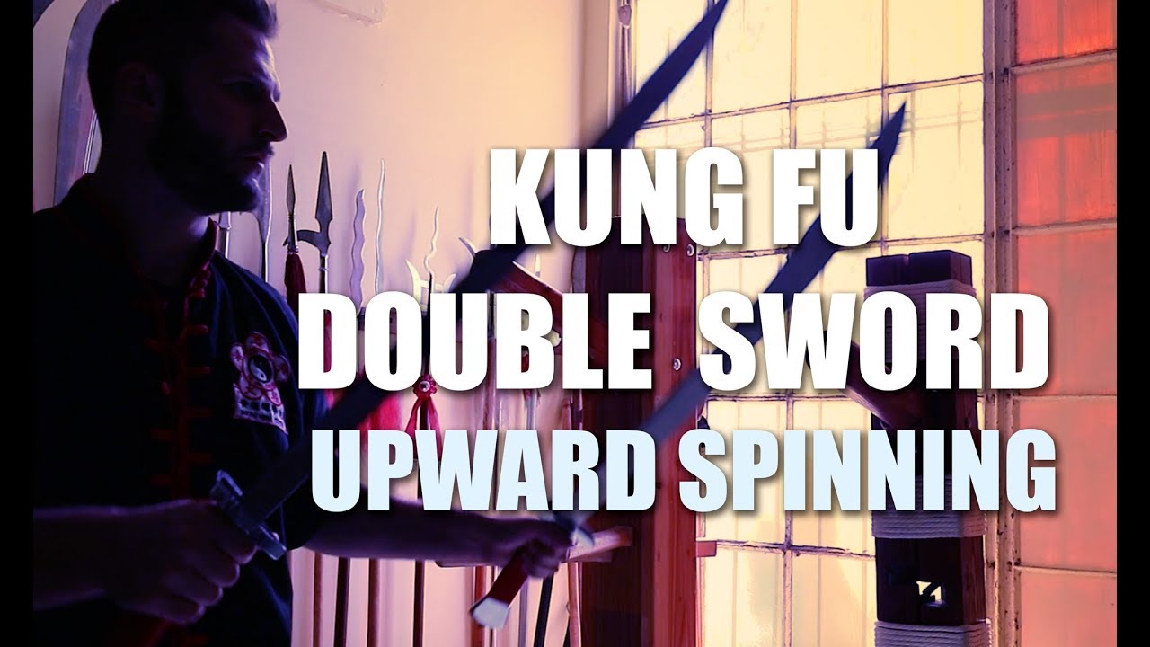 How to Spin Double Swords - Kung Fu - Upward Spinning Tutorial
