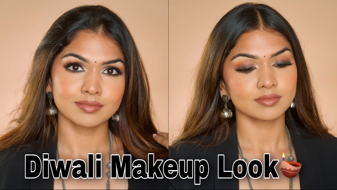 Black Smokeyness for Diwali ❤️ | Indian Makeup look