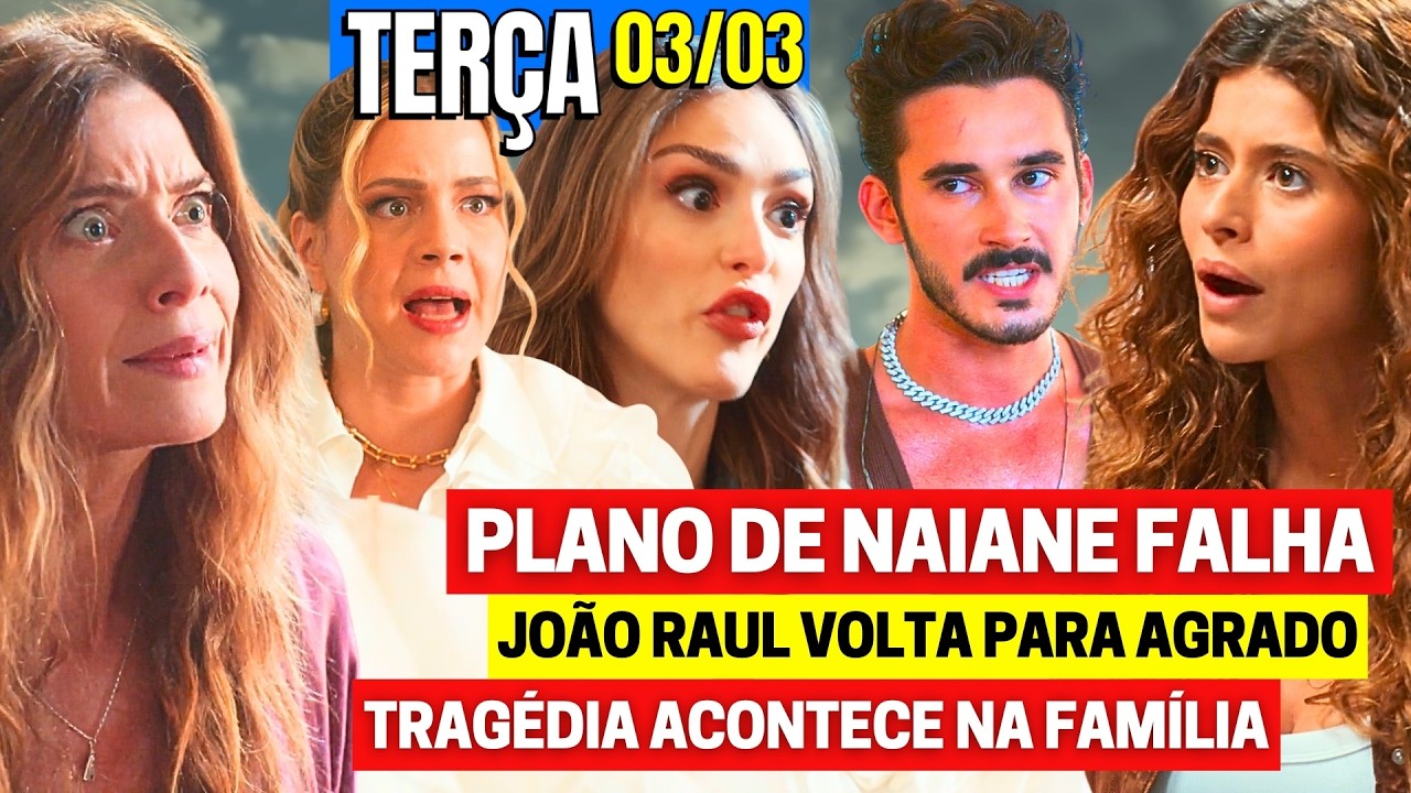 CORAÇÃO ACELERADO Capítulo de hoje TERÇA 03/03 Resumo Completo Nova Novela das 7 assistir ao vivo