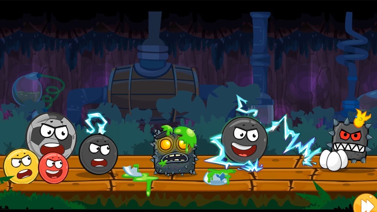 Red Ball 4 in Angry Ball All Ball Knock Down All Boss Android Game For Kids #6