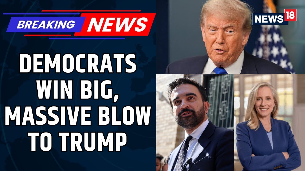 US News: Democrats Sweep Through Virginia, New Jersey & New York As Republicans Face Defeat | News18