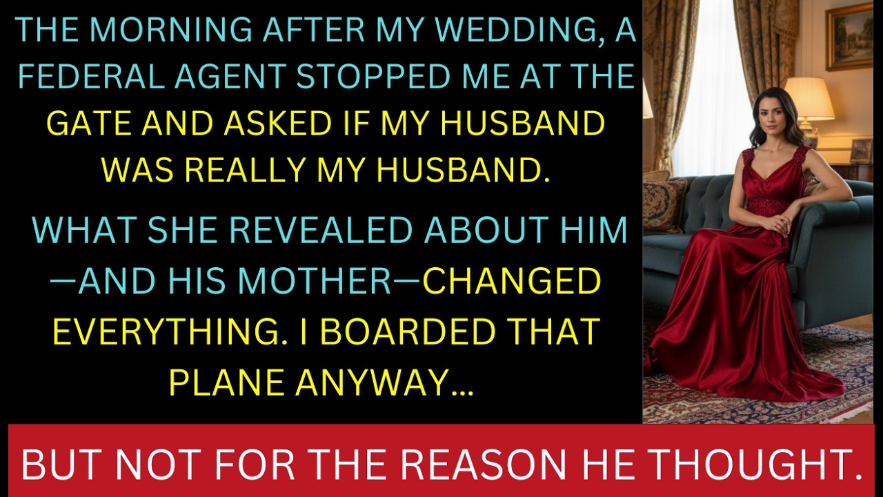 I Married the Perfect Man — Until Federal Agents Stopped Me at Our Honeymoon Gate...