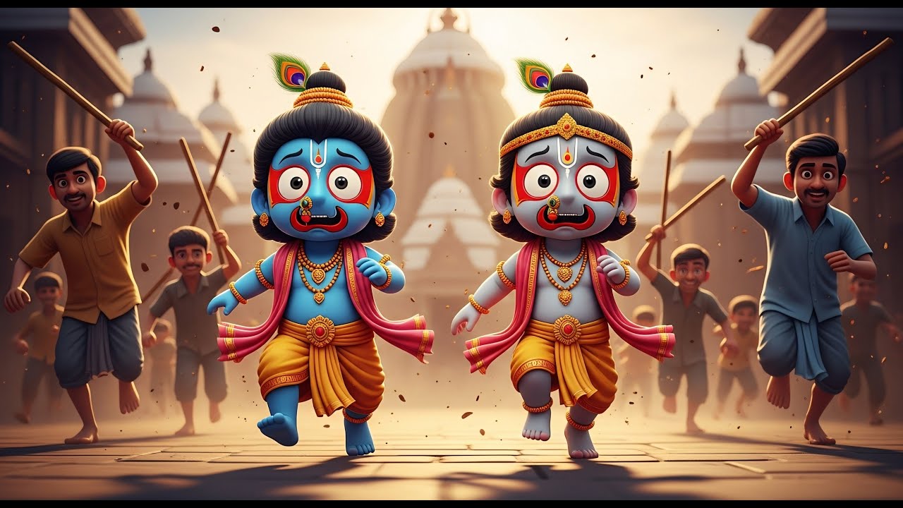 आख़िर क्यों भगवान को भागना पड़ा? जगन्नाथ जी की अद्भुत लीला Jagannath Puri’s Untold Leela #jagannath