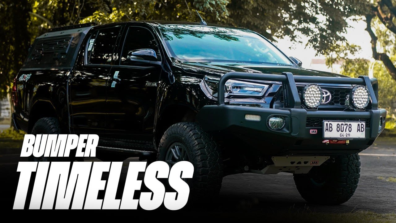TOYOTA HILUX INSTAL BUMPER ARB MAKIN GAGAH DAN TIMELESS