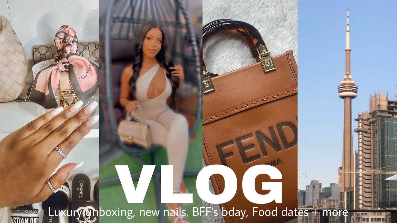 VLOG: LUXURY UNBOXING, FENDI MINI SUNSHINE SHOPPER, NEW NAILS, BFF&rsquo;S BDAY + MORE
