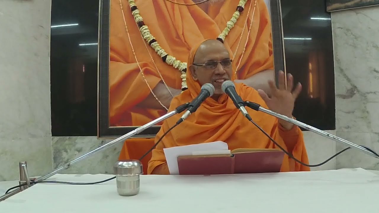 Satsang  with Swami Tattvavidananda Saraswati.