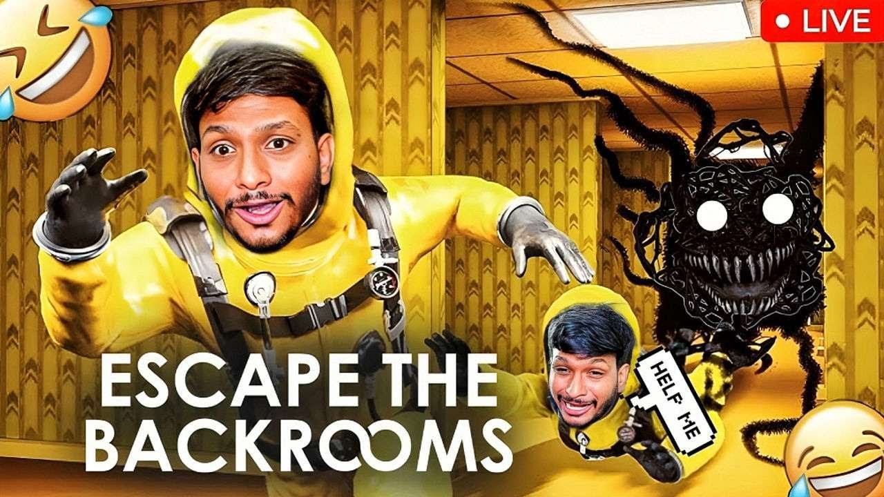 Escape the Backrooms | Hyper King Telugu Gamer live stream 