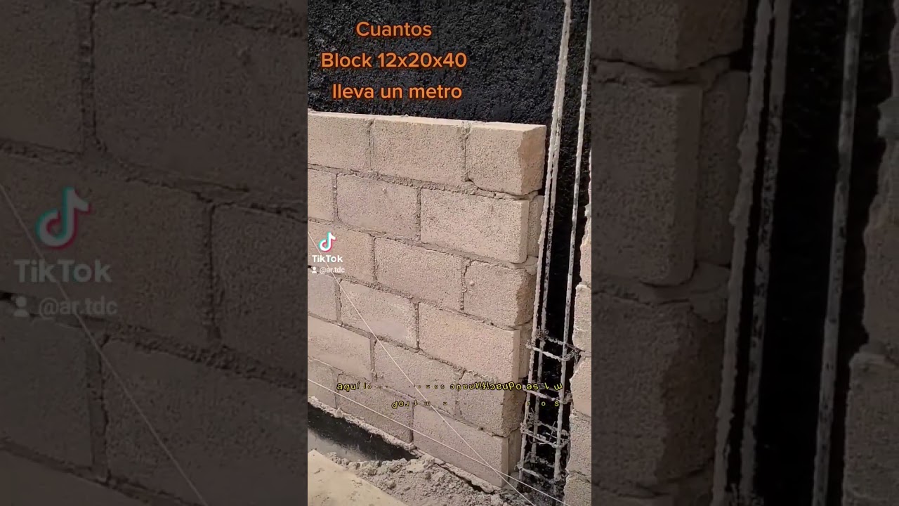 Cuantos Block lleva un m2 de muro