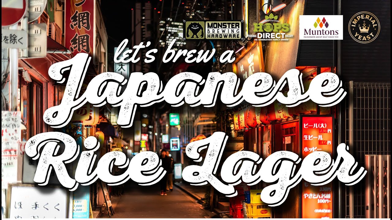 Brewing a Japanese Rice Lager on the Grainfather G40