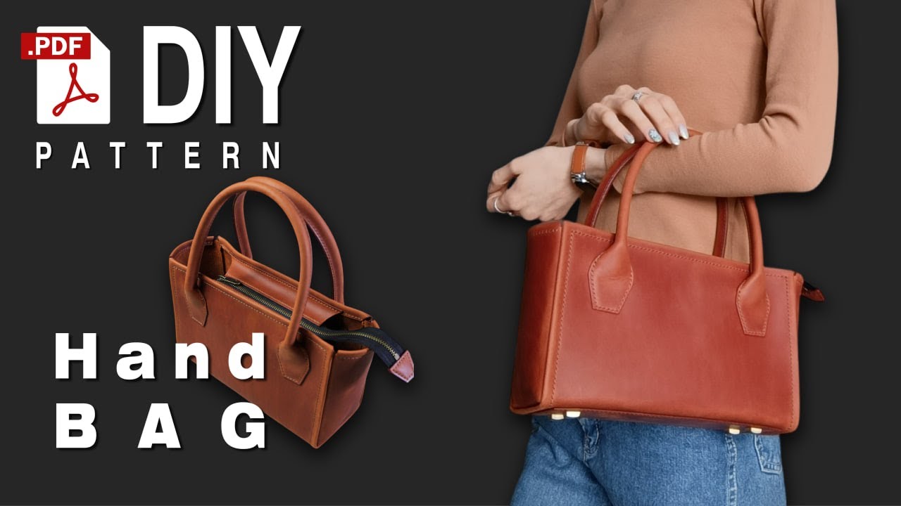 #DIY #pattern Handbag - Purse bag - Tote bag ( #tutorial ) #asmr #9