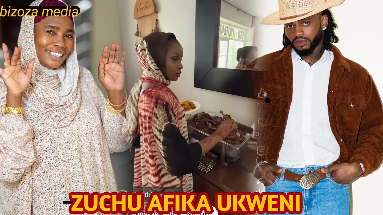 MAMA DANGOTE AMKARIBISHA ZUCHU NYUMBANI KWAKE AFURAHIA KUMUONA MKWE WAKE
