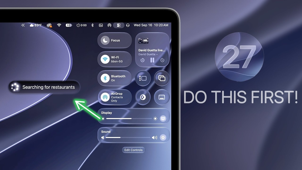 macOS 27 Golden Gate is INCREDIBLE! - First 15 Things To Do!