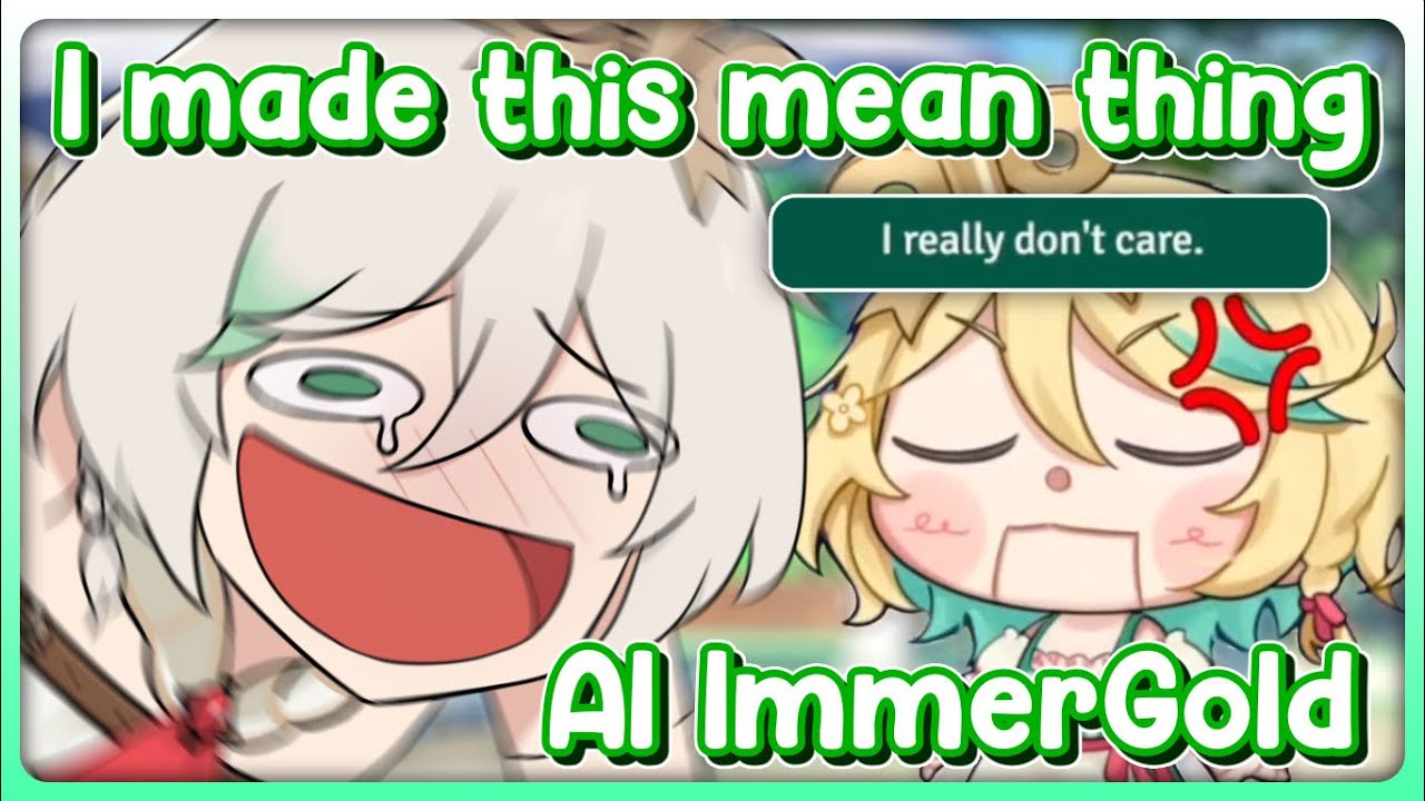 Cecilia Literally Made a Chatbot of ImmerGold but Somehow Became Really Mean to Her and Otomos
