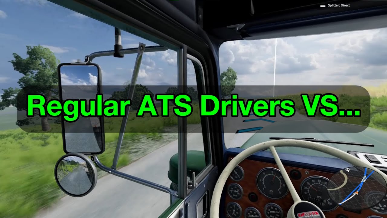 Regular American truck sim drivers versus...