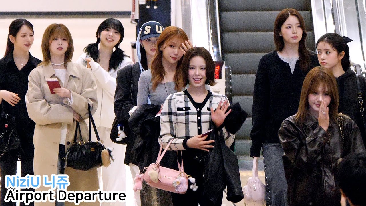 니쥬 출국 직캠 '인가라이브 유니콘 인 도쿄' NiziU Airport Departure ｜김포공항 250412