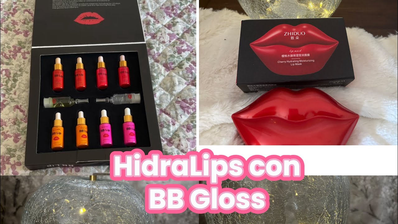 HidraLips con BB Gloss…. Labios hidratados y jugosos…con un color natural y semipermanente.