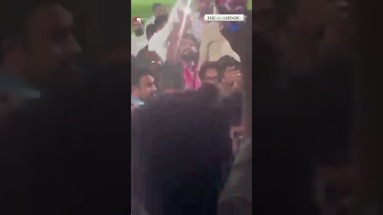 Visuals from Chhatrasal Stadium as Rahul Gandhi leaves from the venue