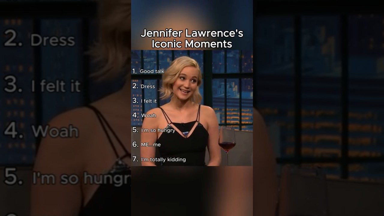 Jennifer Lawrence's Iconic Moments 9