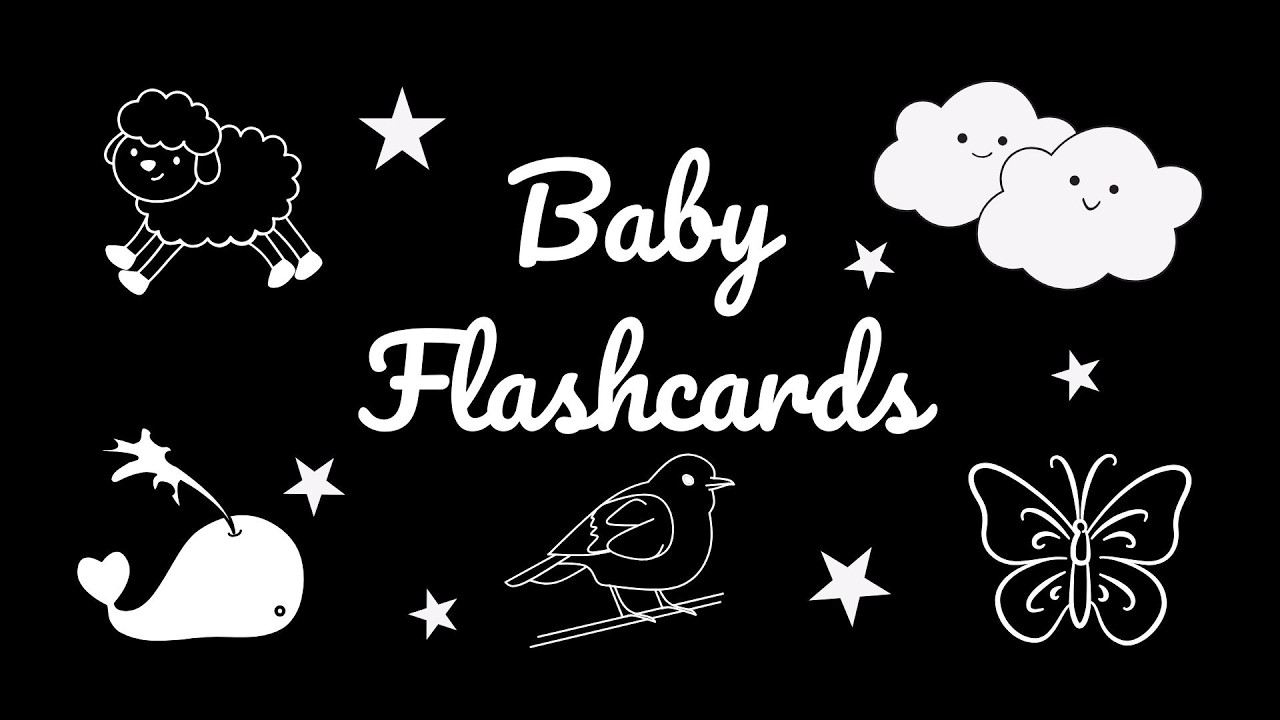 Baby Sensory | High Contrast Black & White Baby Flashcards | Newborn Visual & Brain Development #2