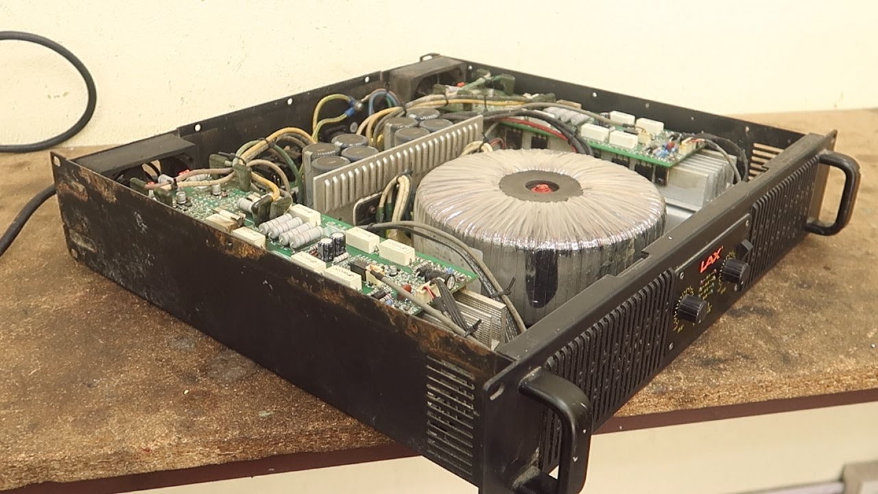 2-channel power amplifier restoration - Restore step by step