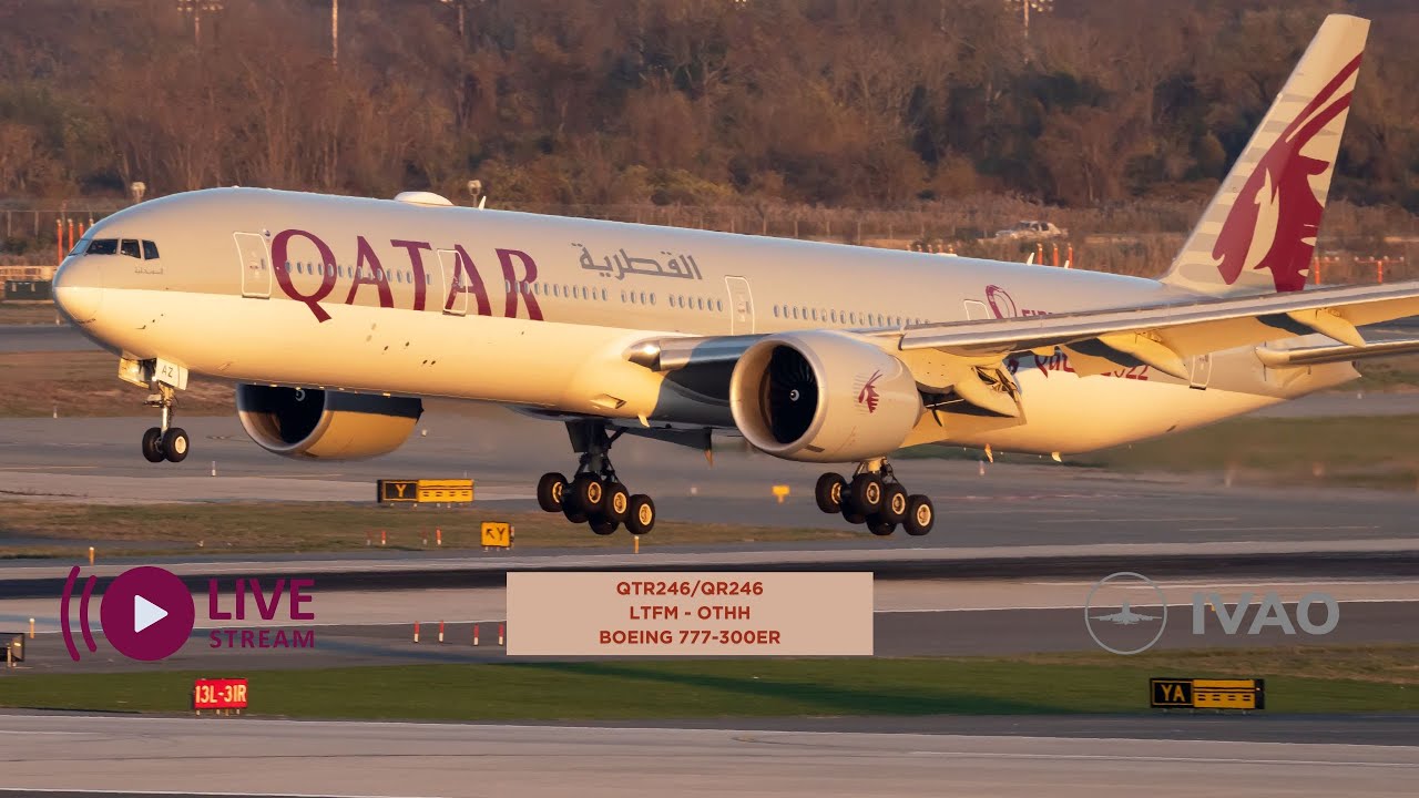 MOST TURBULENT FLIGHT? Qatar Airways 777-300ER | Istanbul ➜ Doha | P3D IVAO and @airlinkvirtual