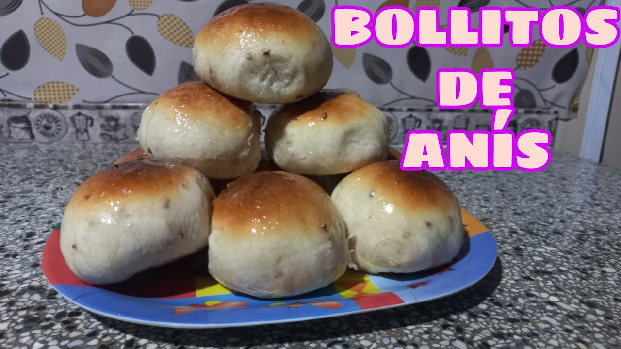 COMO HACER PAN DE ANÍS ESPONJOSOS Muy Fáciles - BOLLITOS DE ANÍS
