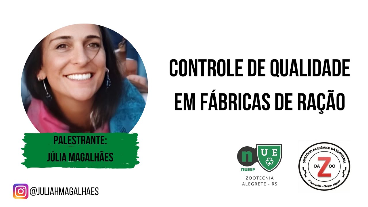 NUESP Zootecnia Alegrete - CONTROLE DE QUALIDADE EM FÁBRICAS DE RAÇÕES