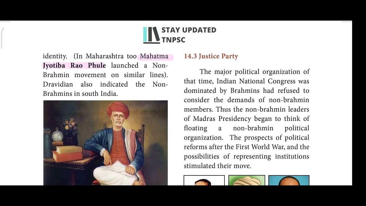 Lesson 39 - Political Developments in Tamil Nadu - Line by Line Explanation