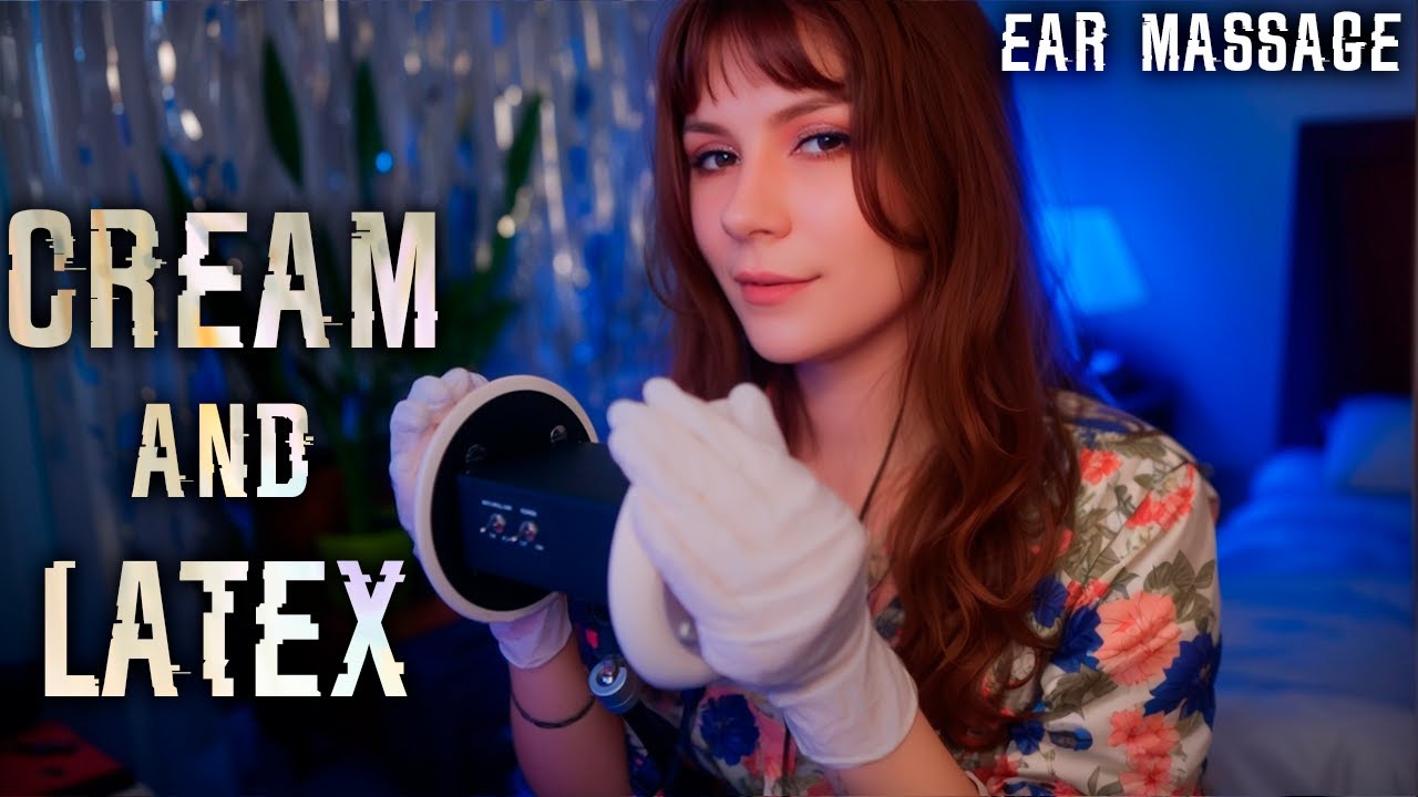 ASMR Ear Massage with Latex Gloves 💎 Crinkly Sounds & Delicate Touches