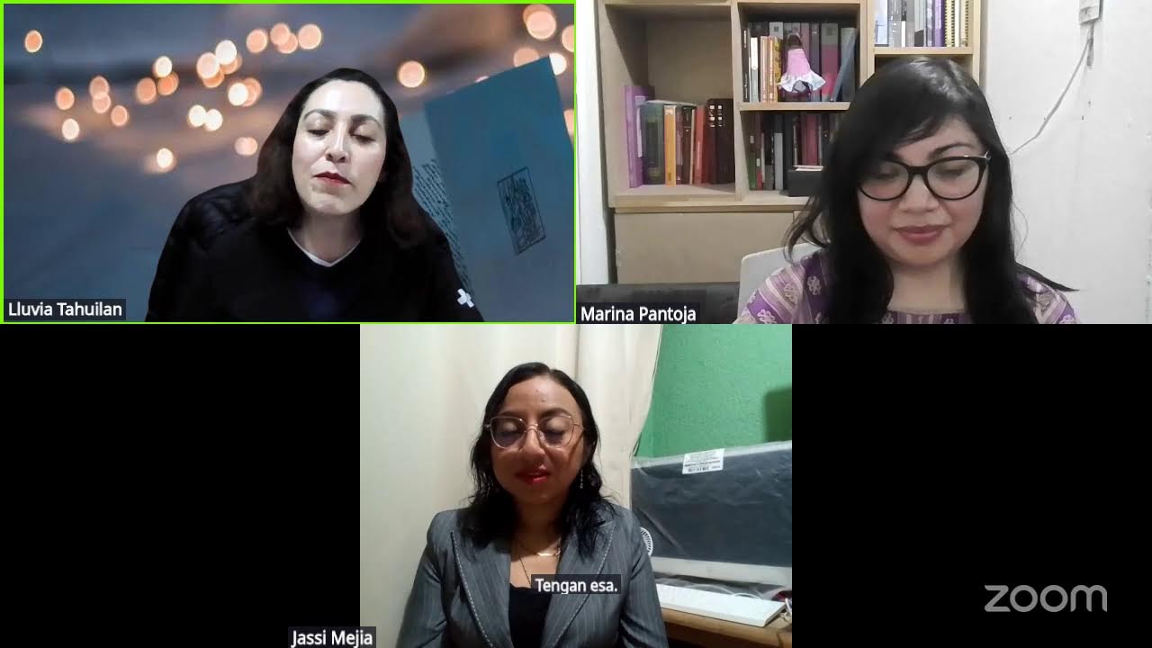 Mujeres migrantes centroamericanas en Madrid con Marina Pantoja
