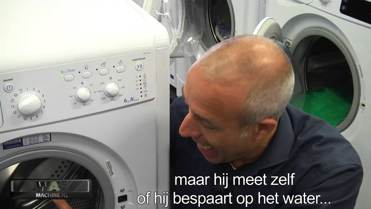 Indesit IWC6165: energiezuinige wasmachine met veel mogelijkheden! Bekijk de demo video