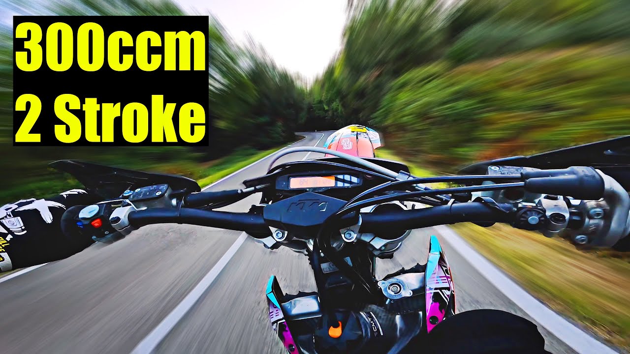 KTM EXC 300 SUPERMOTO  - CRAZY SHORTY SOUND!!