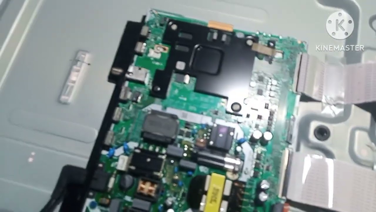 televisor un55nu6900f Samsung 55 smartv con display en corto solución preventiva.