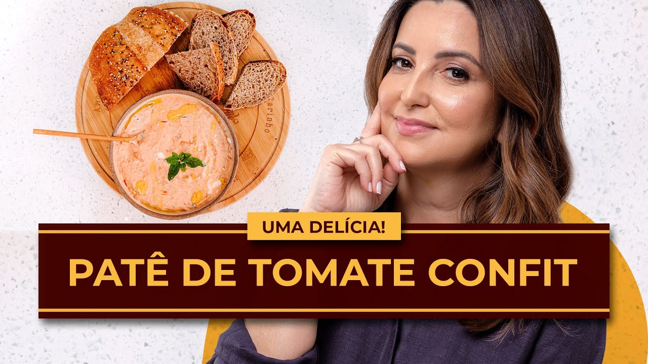 Receita Patê de Tomate Confit - Fácil de Delicioso