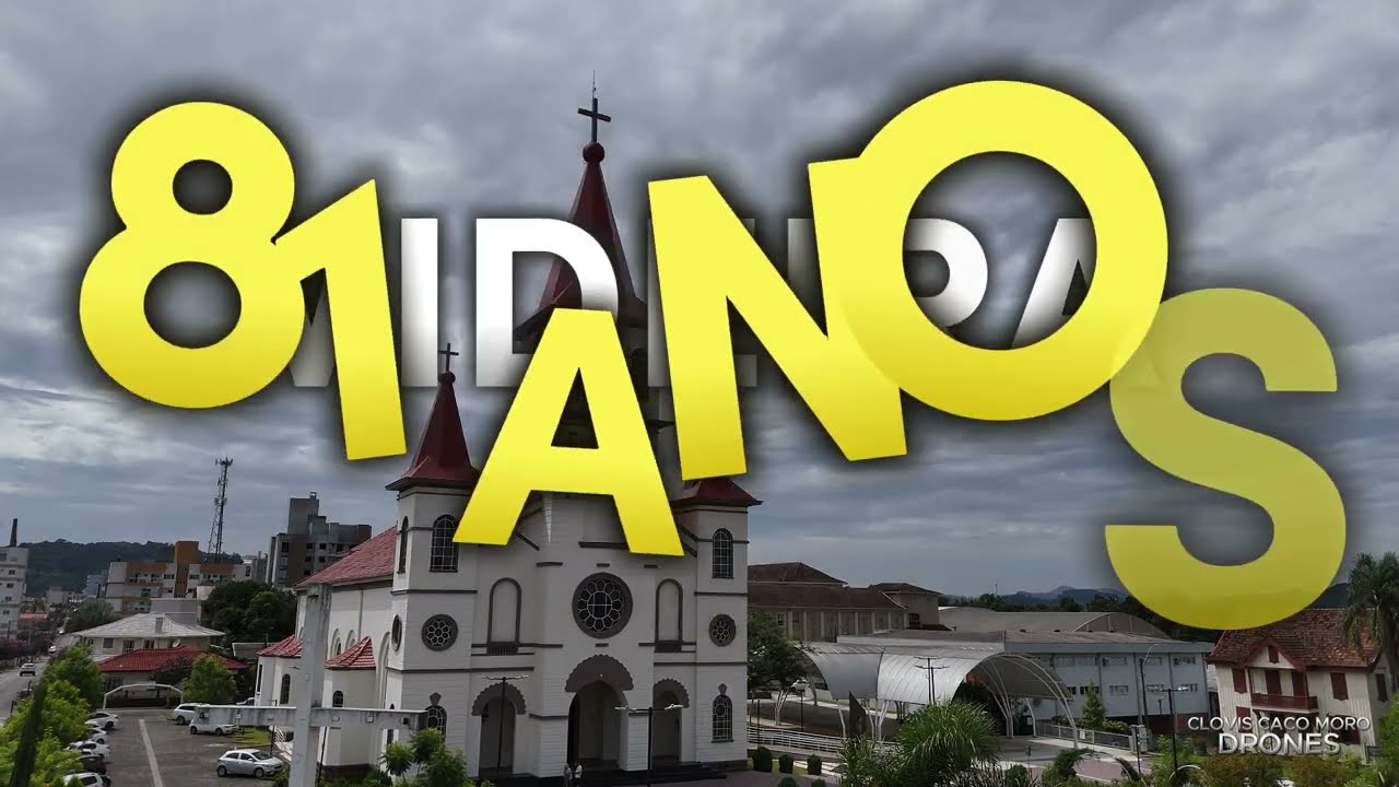 VIDEIRA 81 ANOS - Passeio com drone por Videira/SC em 28/02/2025
