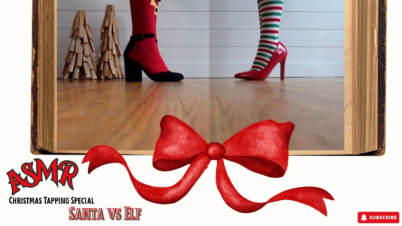 ASMR Christmas Tapping Battle 🎄 Santa vs Elf – Who Wins?