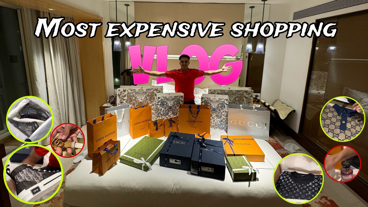 MOST EXPENSIVE SHOPPING WORTH ₹9,00,000 IN MUMBAI VLOG!!😱🔥