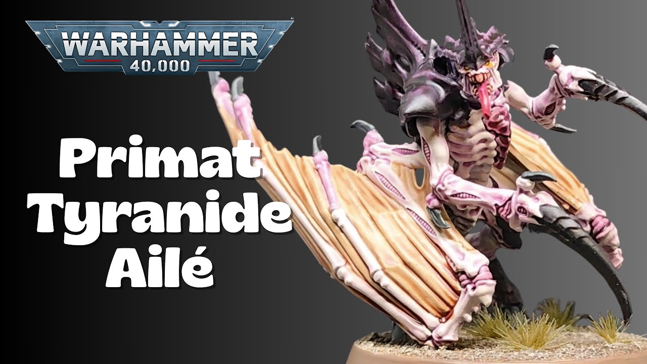 🖌️ Как покрасить крылатого тиранида-приматаОбучающее руководство по Warhammer 40k