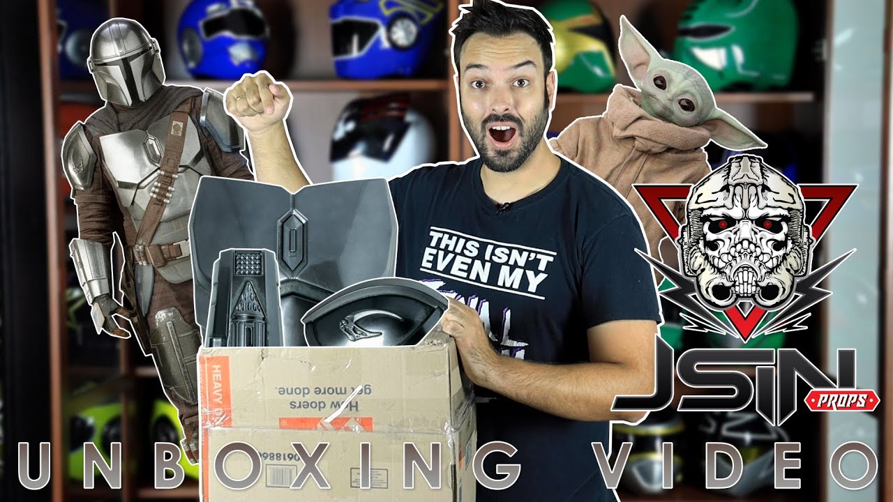 JSINPROPS THE MANDALORIAN BESKAR ARMOR UNBOXING VIDEO