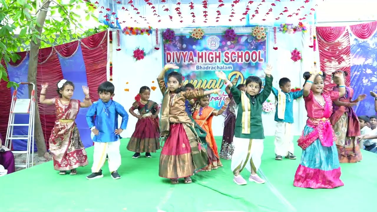 Performance from Divya High School Sports Day 2025–26. N